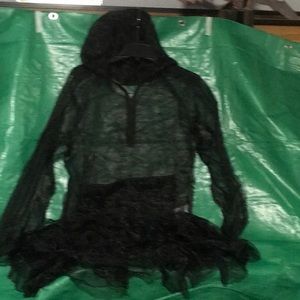 Sheer woman’s cover jacket